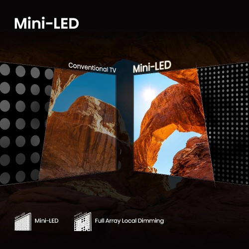 TV UHD HISENSE 75U7Q SMART 4K MINI LED 144Hz